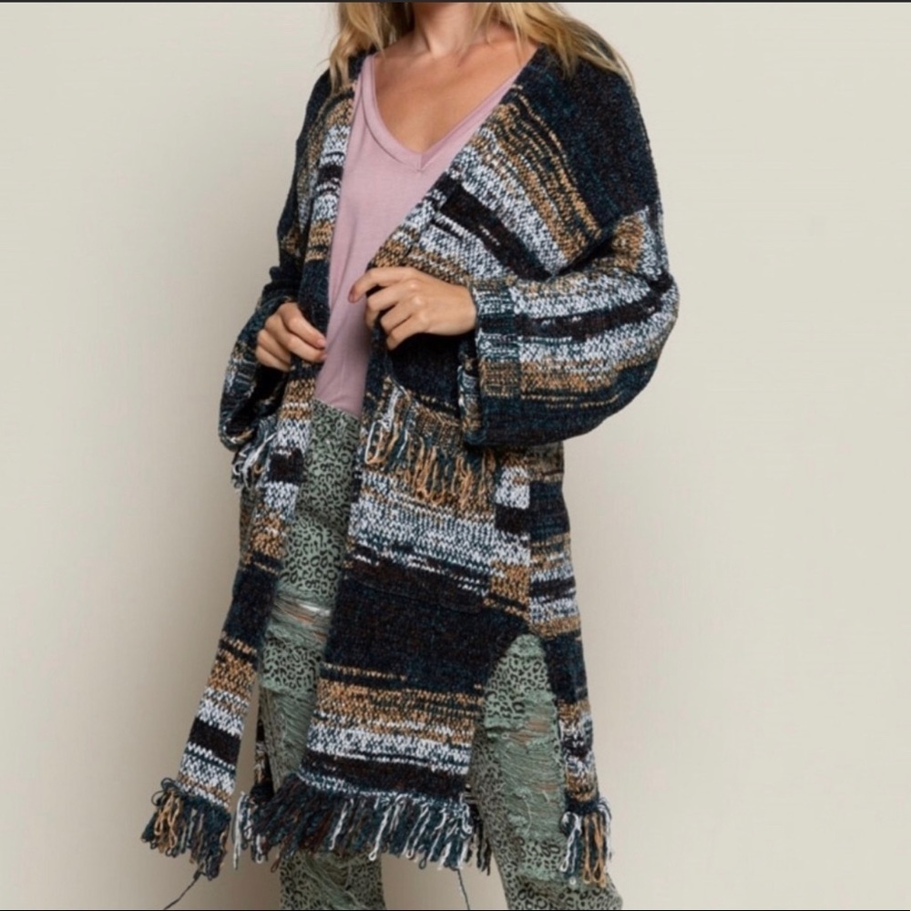 Cozy Longline Open Cardigan